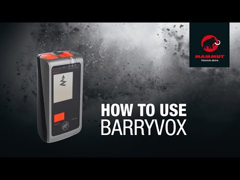 Mammut Barryvox - How to use it