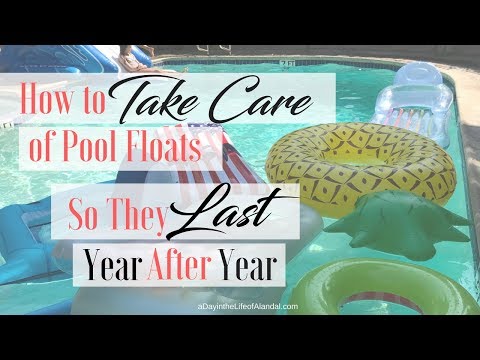 How to Take Care of Pool Floats