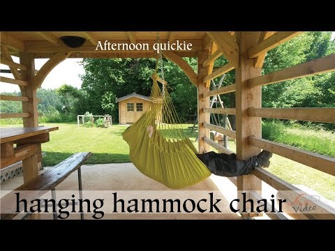 Afternoon quickie: hanging hammock chair