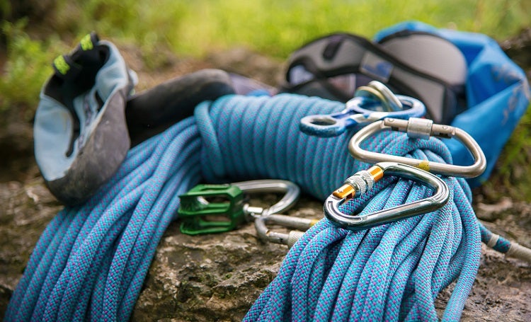 outdoor climbing rope