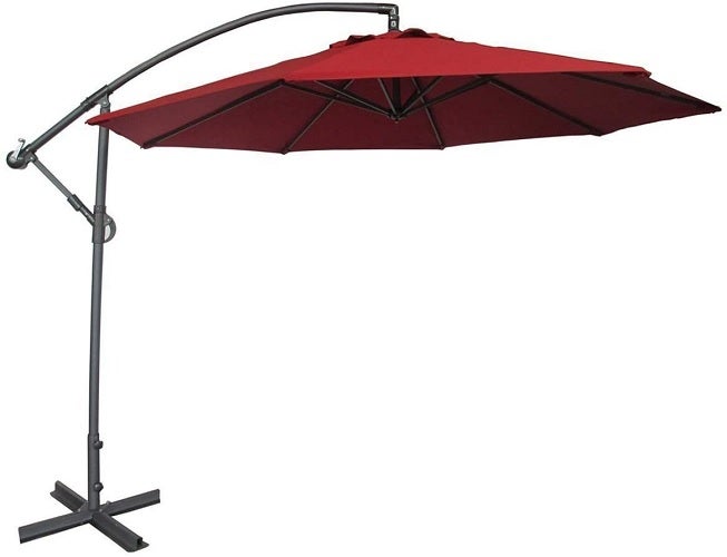 Abba Patio Offset Cantilever Umbrella Outdoor Hanging Patio Umbrella