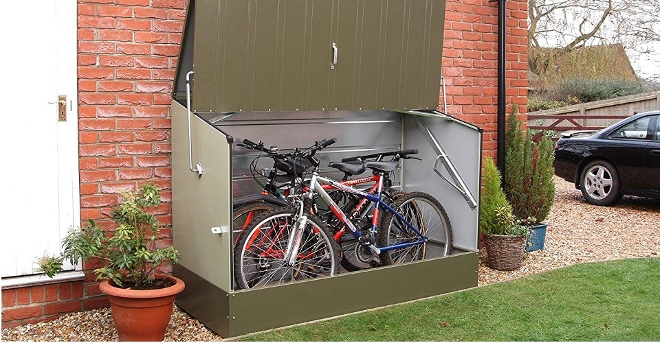 bike stand for shed