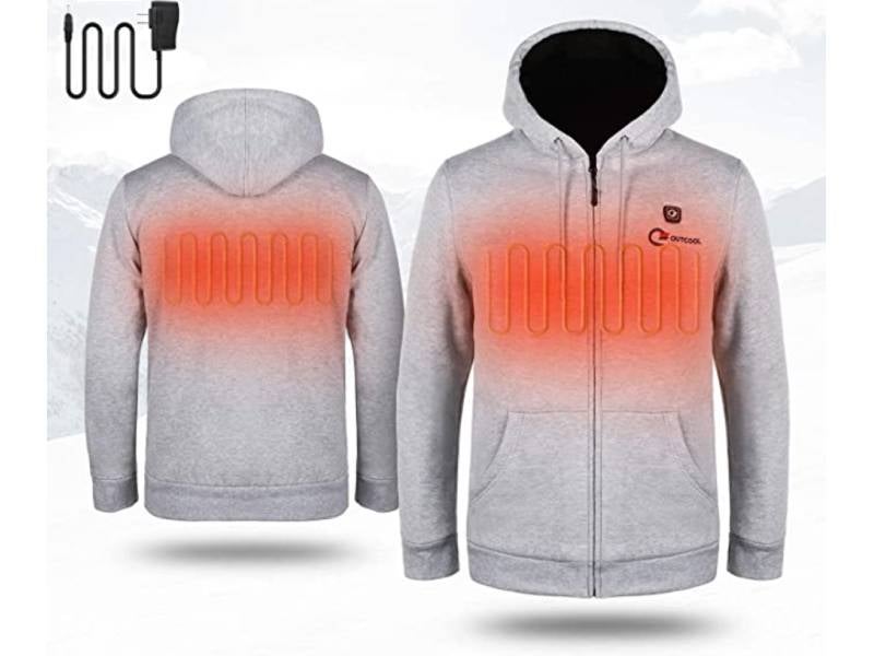 mountain leads heated hoodie