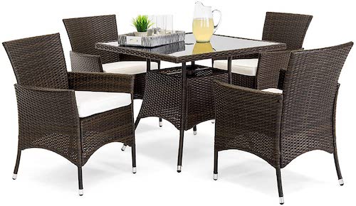 Best Choice Products Wicker Patio Set