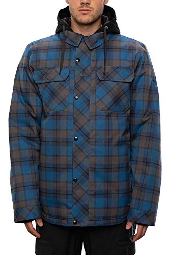 mens plaid snowboard jacket